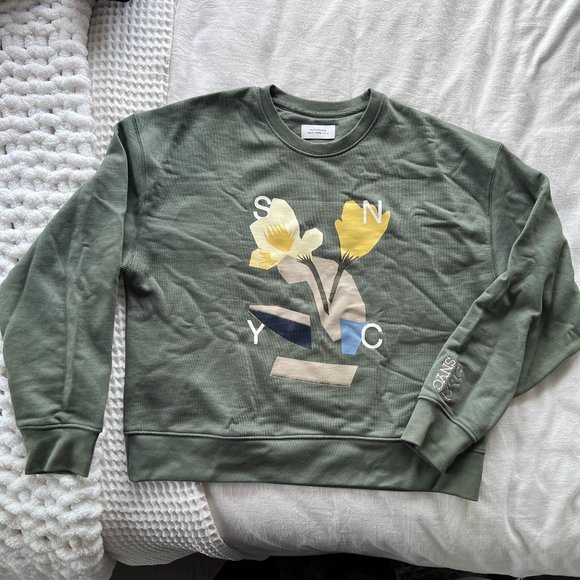 Saturdays New York City Floral Graphic Sweatshirt - Picture 1 of 7